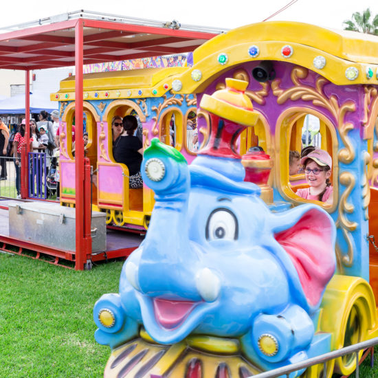 TJ Amusements - Jumbo Train | Amusement rides, games and community carnivals in Adelaide, South Australia and beyond.