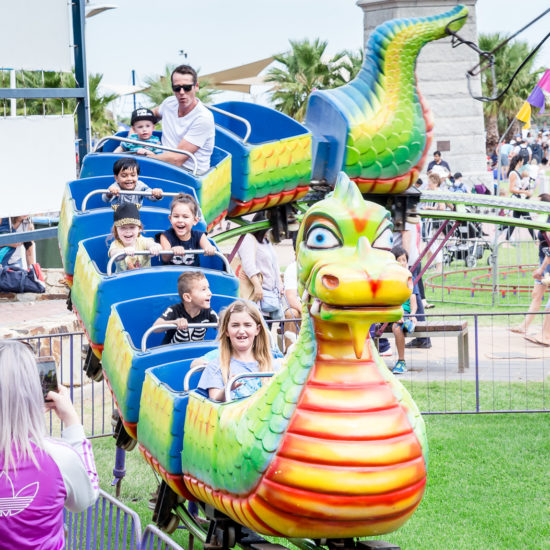 TJ Amusements - Dragon Wagon | Amusement rides, games and community carnivals in Adelaide, South Australia and beyond.